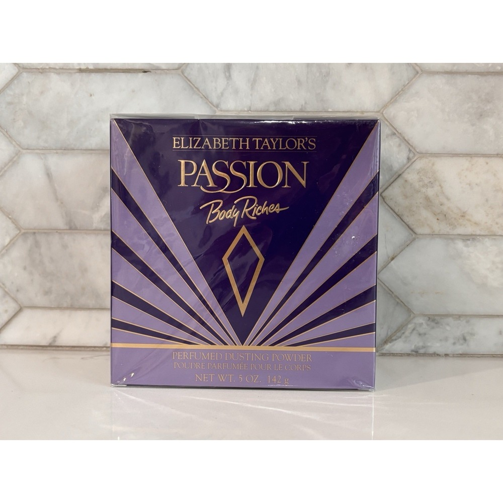 Elizabeth Taylor Passion Body Riches Perfume Dusting Powder 5 oz New Old Stoc